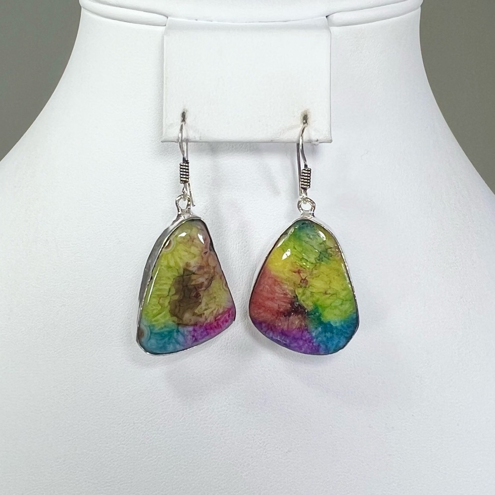 Add on Item - Rainbow Solar Quartz 925 Earrings to Match #A22